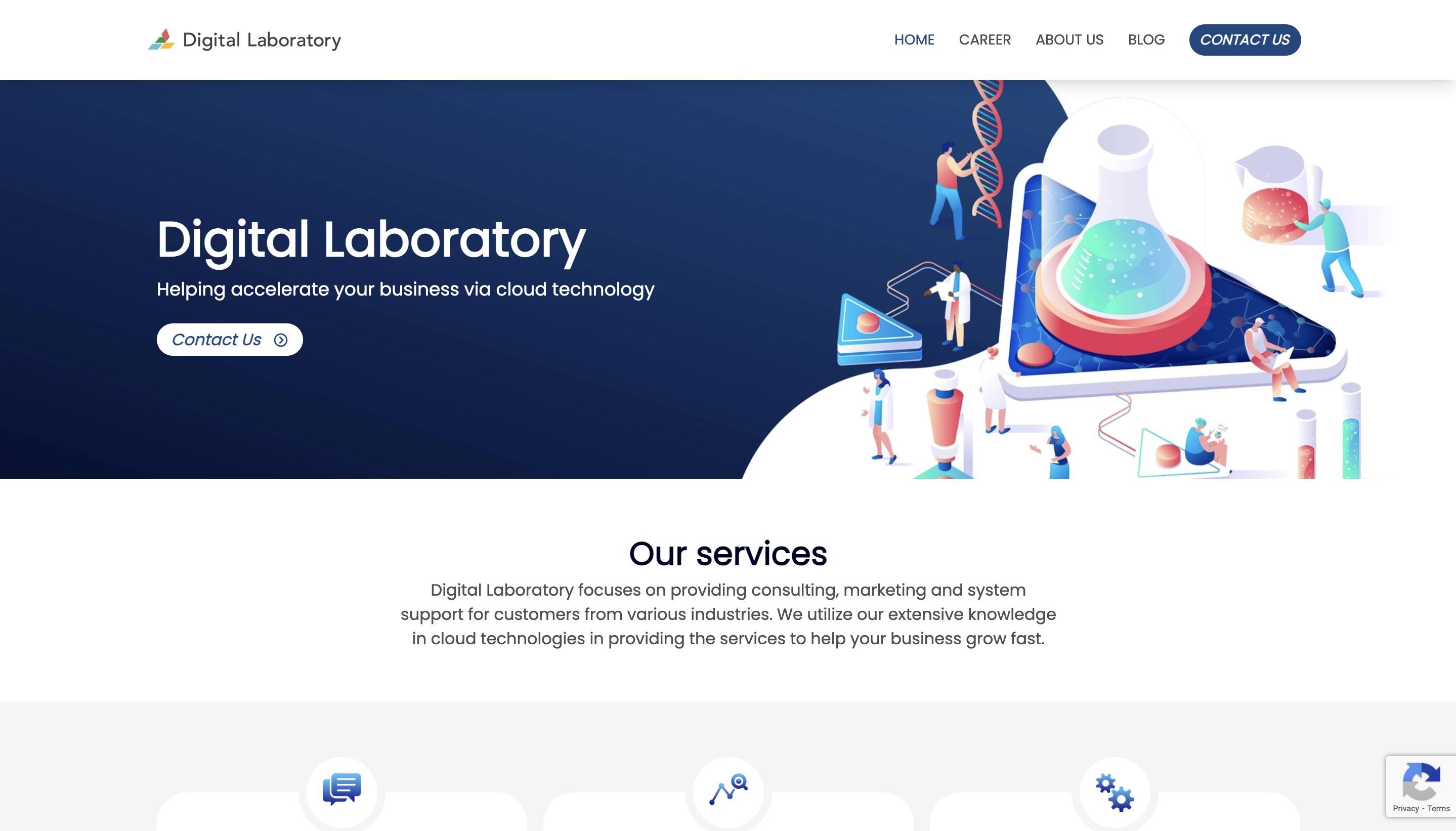 Digital Laboratory Website